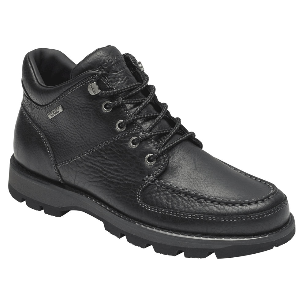 Rockport Mens Boots Black - Umbwe II Waterproof Chukka - UK 162-IKDTLU